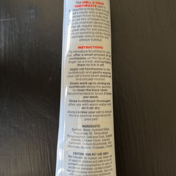 Well&Good Toothpaste for Cats - Picture 4 of 5